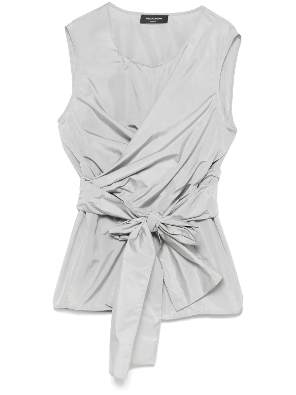Fabiana Filippi taffeta blouse - Grigio