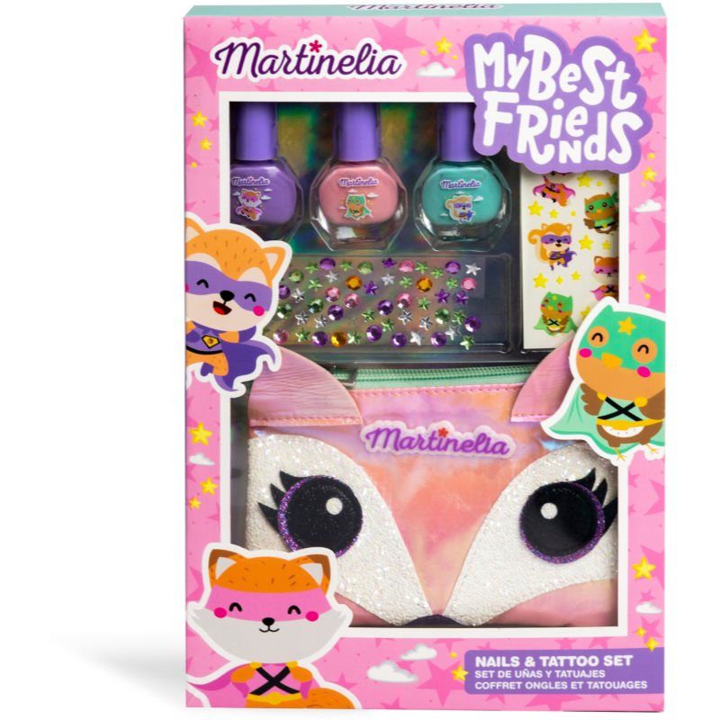 Martinelia My Best Friends Nails & Tattoo Set Per Bambini