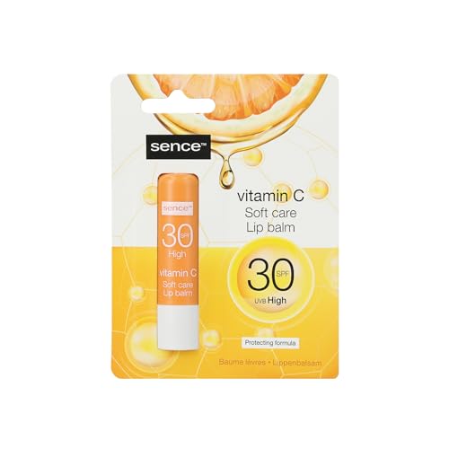 Sence Balsamo Per Labbra Vitamina C Con Lsf30, 2 Confezioni (2 Pezzi)