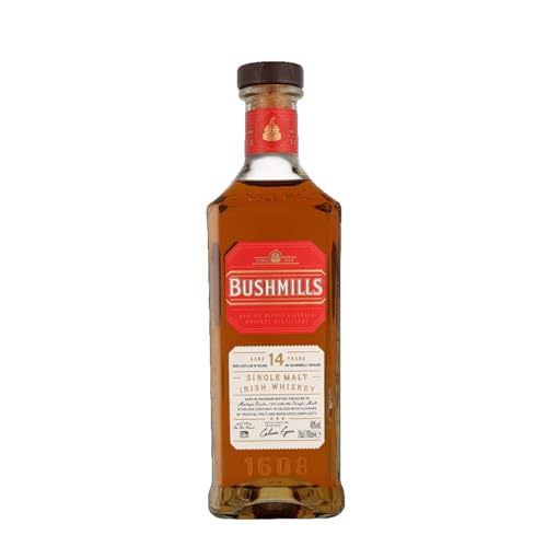 Bushmills 14 Years Old Single Malt Irish Whiskey Malaga Cask Finish 40% Vol. 0,7L In Giftbox