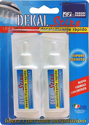 Decalcificante Per Ferro Da Stiro X2, Anticalcare Ferro Da Stiro, Decalcificante Anticalcare Dekal X2 Da 20 Ml, Disincrostante Ferro Da Stiro, Decalci