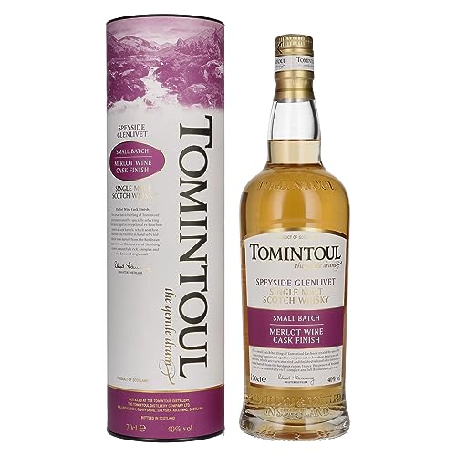 Tomintoul Small Batch Merlot Wine Cask Finish 40% Vol. 0,7L In Giftbox
