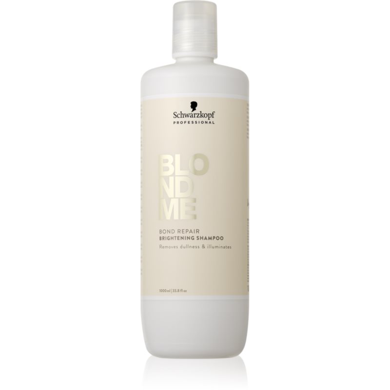 Schwarzkopf Professional Blondme Bond Repair Brightening Shampoo Shampoo Illuminante Per Capelli Biondi 1000 Ml