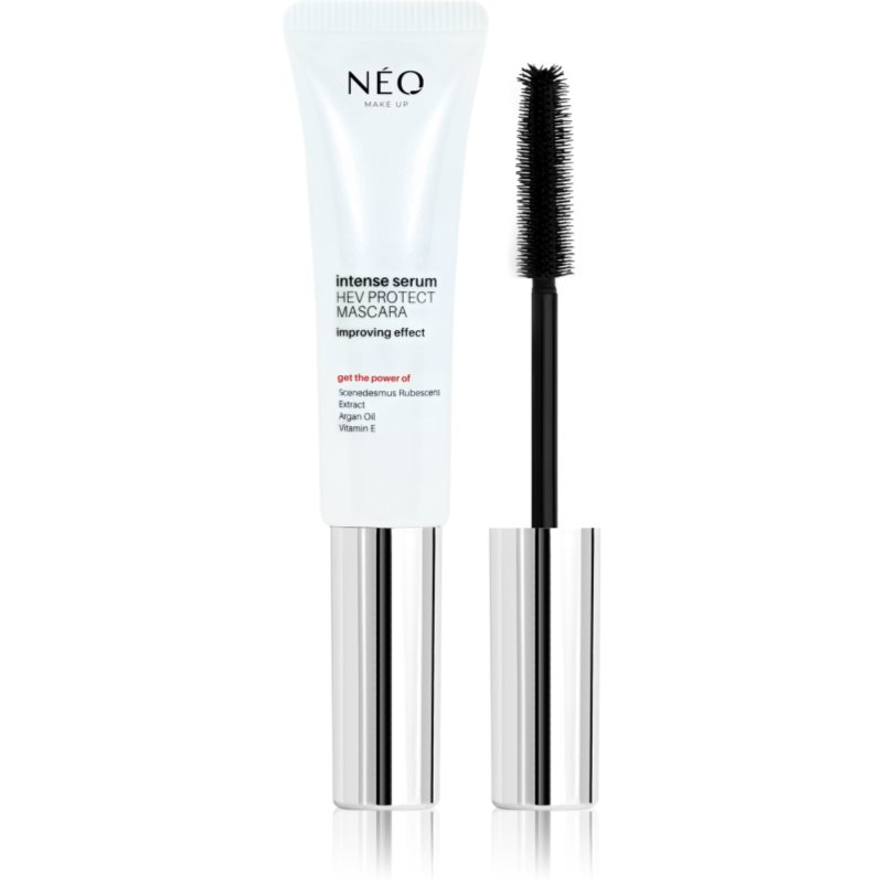 Neo Make Up Intense Serum Hev Protect Mascara Mascare Per Ciglia Voluminose E Folte Colore Black 9 Ml