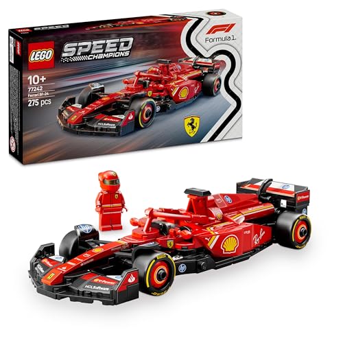 Lego Speed Champions Auto Da Corsa Ferrari F1 Sf-24 Giocattolo Da Collezione Con Minifigure Del Pilota Di Formula 1 - Modello Per Bambini Da 10 Anni O