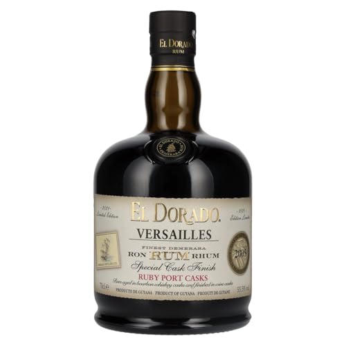 El Dorado Rum Versailles Special Ruby Port Wine Casks 2005 55,5% Vol. 0,7L