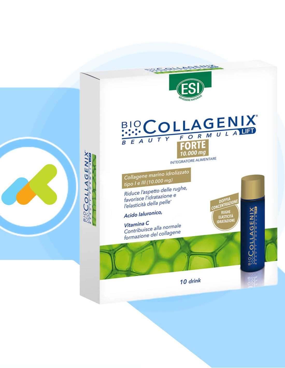 Esi Biocollagenix Forte | Integratore A Base Di Collagene Marino |