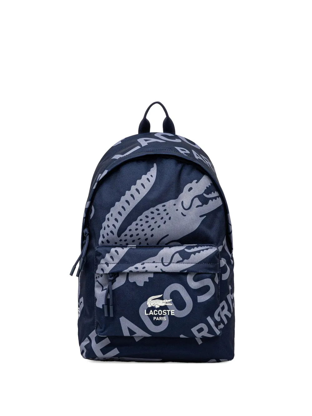 Lacoste logo-print backpack - Blu