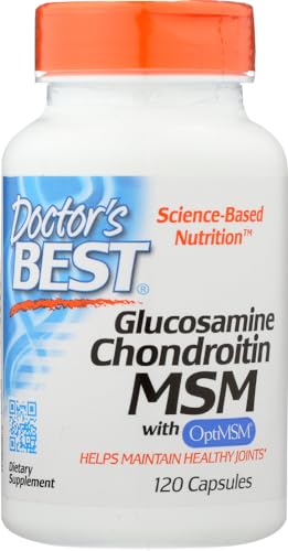 Doctor'S Best Glucosamina Condroitina Msm Con Optimsm, 120 Veggie Caps