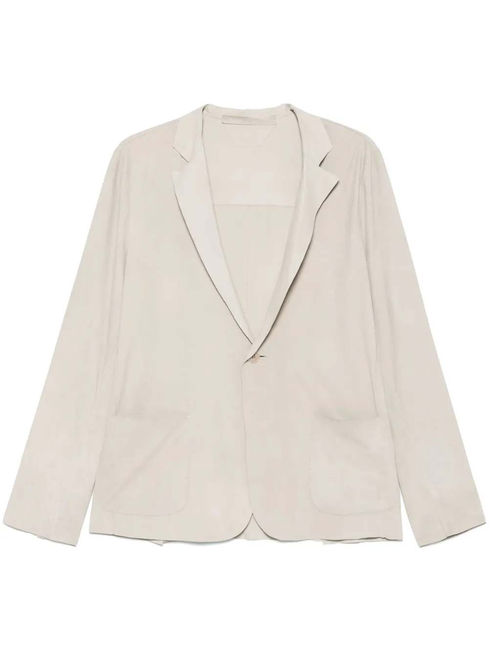 Salvatore Santoro suede jacket - Toni neutri