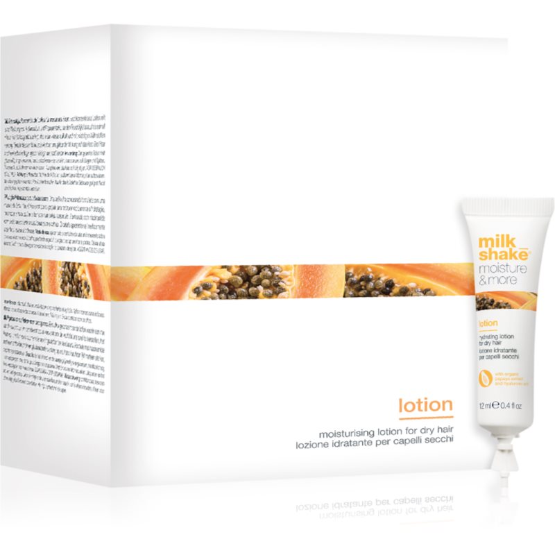 Milk Shake Moisture & More Lotion Latte Idratante Per Capelli Secchi 12X12 Ml