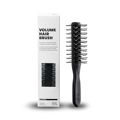 O.C. Haircare Spazzola Per Capelli – Spazzola In Carbonio Con Setole Extra Sottili – Volume Boost Diretto Nei Capelli – Volume Hair Brush