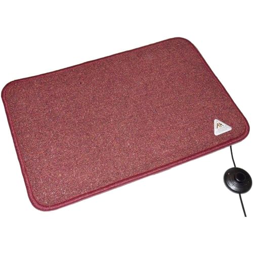 Arnold Rak Nvt3 Heat Master 611257-B - Tappetino Riscaldante 60 X 40 X 1,5 Cm, Colore: Bordeaux