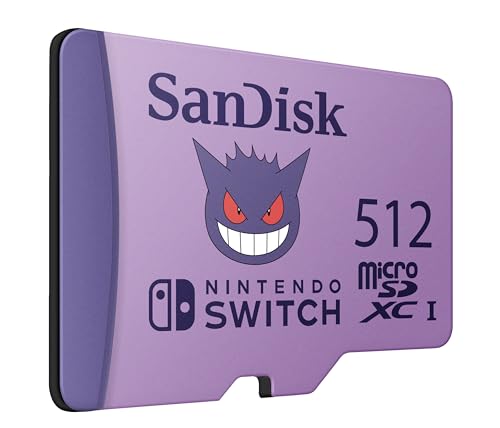Sandisk Pokemon - Scheda Micro Sd Per Nintendo Switch, 512 Gb