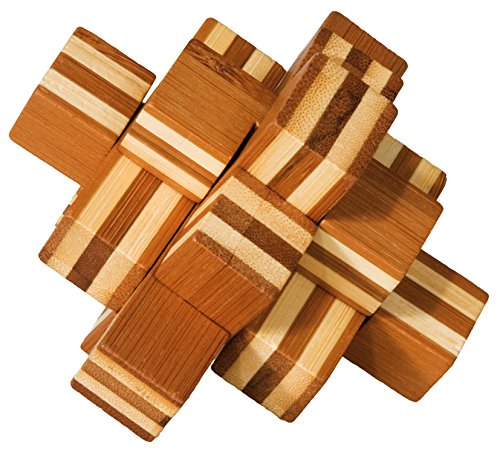Fridolin 17464 - Puzzle 3D In Bambù Bloc