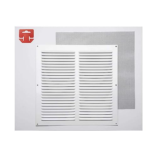 Rejilla C/Mosq Alum 0.6 Blanco Lacado 300X300Mm (G)