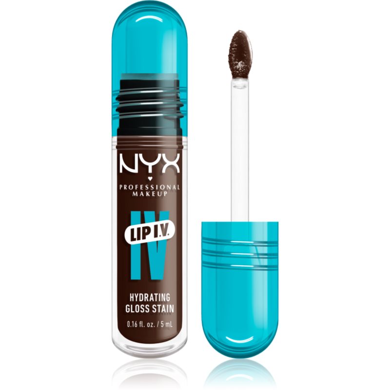 Nyx Professional Makeup Lip Iv Lucidalabbra Lunga Tenuta Effetto Idratante Colore 06 - Espresso Soak 5 Ml