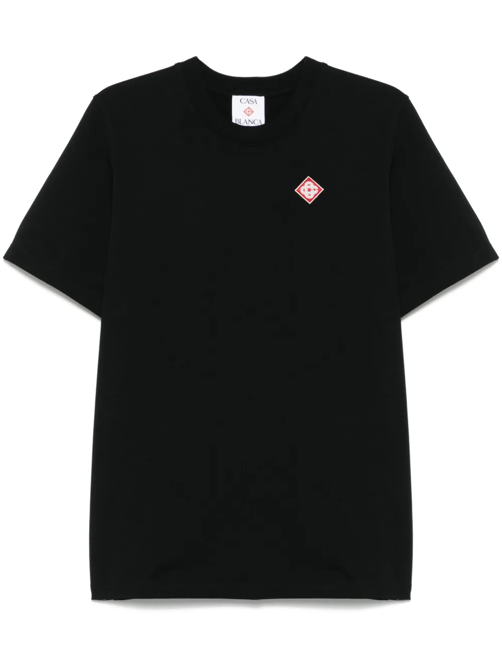 Casablanca logo-patch T-shirt - Nero