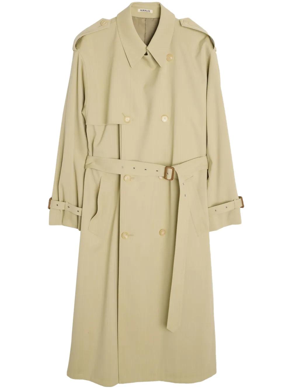 Auralee wool trench coat - Toni neutri
