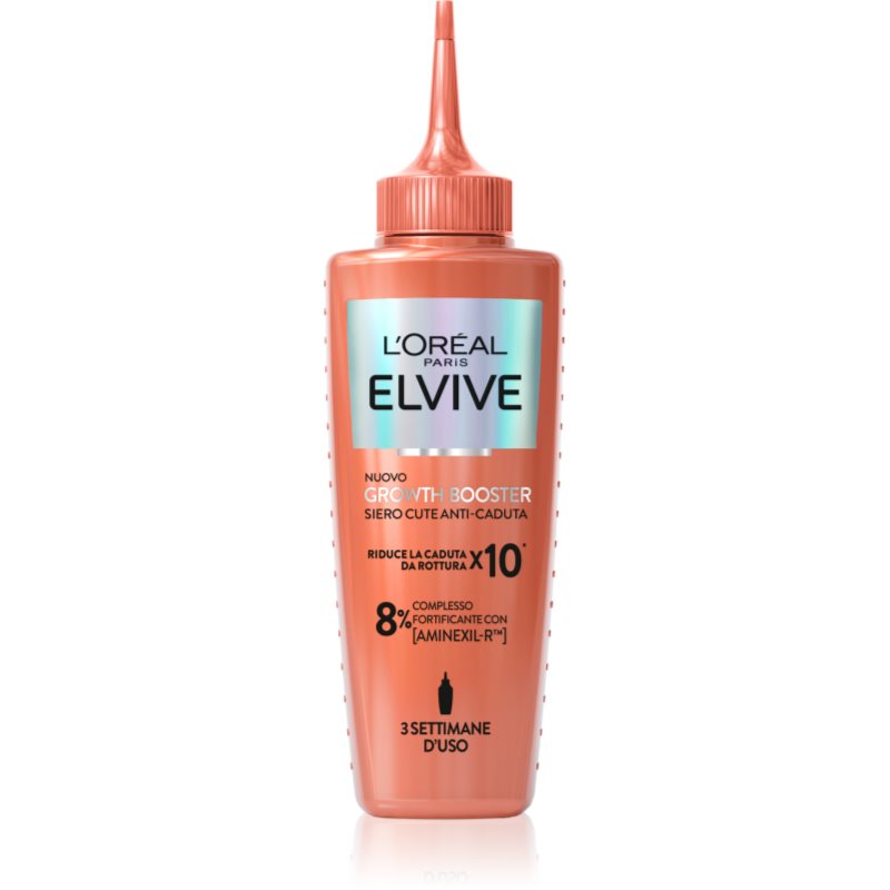 L’Oréal Paris Elvive Growth Booster Siero Per Capelli Rinforzante E Rigenerante Anti-Caduta Dei Capelli 120 Ml