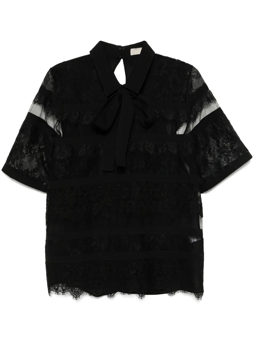 Elie Saab lace blouse - Nero