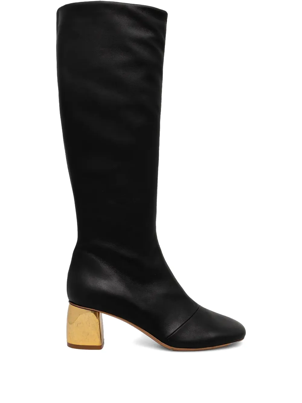 Forte Forte 55mm leather boots - Nero
