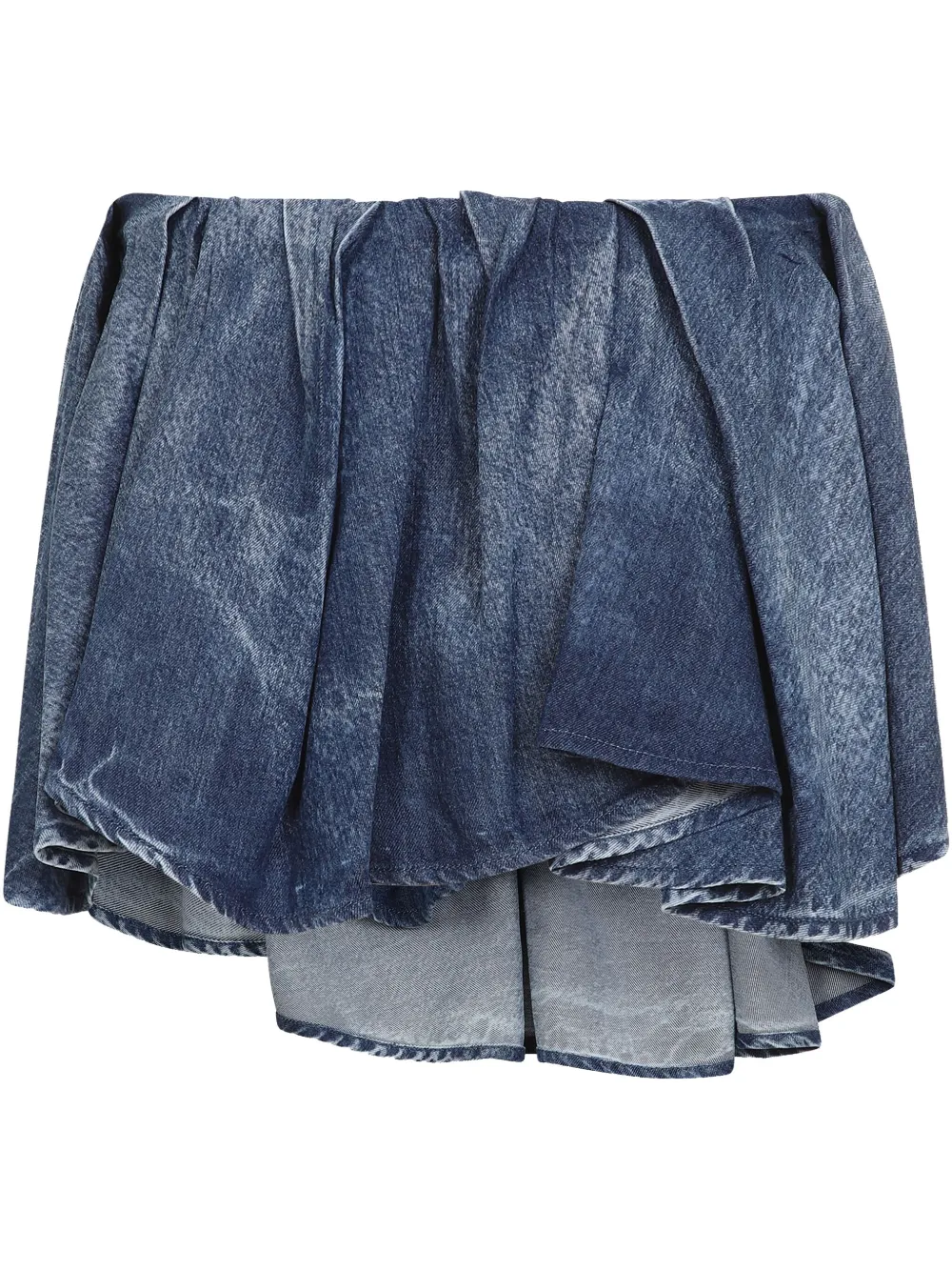 Diesel asymmetric denim skirt - Blu