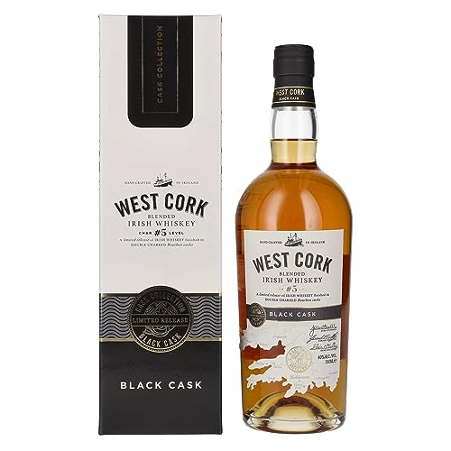 West Cork Char No. 5 Level Blended Irish Whiskey Black Cask Finish 40% - 700Ml
