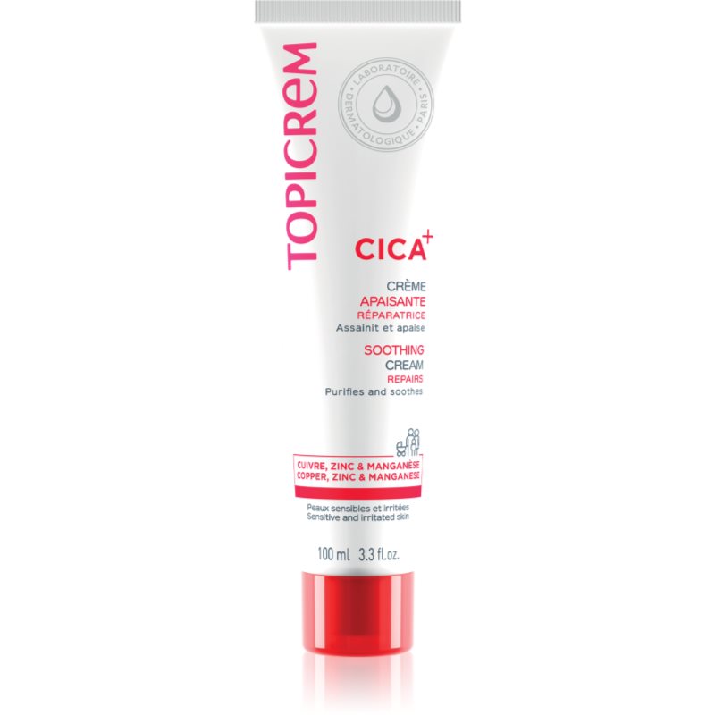 Topicrem Cica Soothing Cream Crema Rigenerante 100 Ml