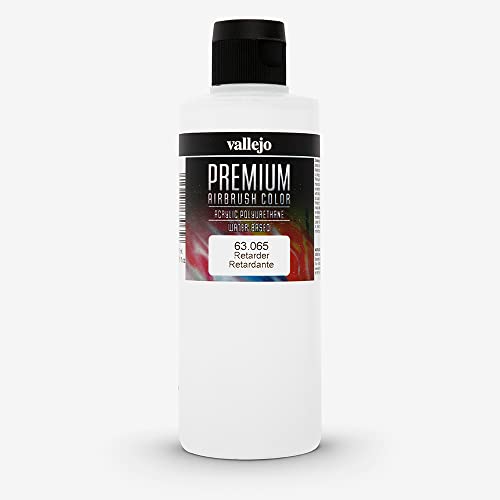 Vallejo- Premium Airbrush Color Flacone Di Vernice A Base D'Acqua, 200 Ml, Trasparente, 063065