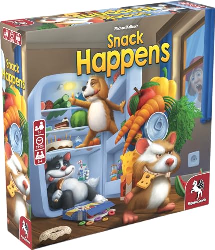 Pegasus Spiele- Snack Happens Gioco Da Tavolo, Multicolore, 66030G