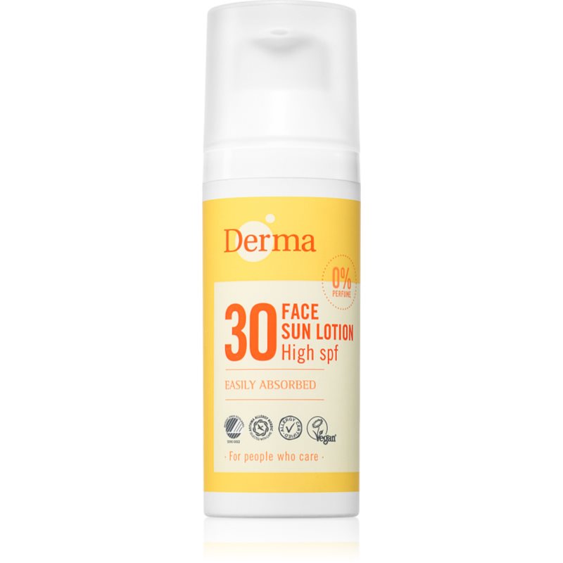 Derma Sun Lotion Latte Abbronzante Viso Spf 30 50 Ml