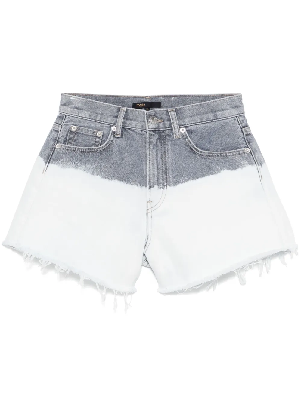 Maje dip-dye shorts - Grigio