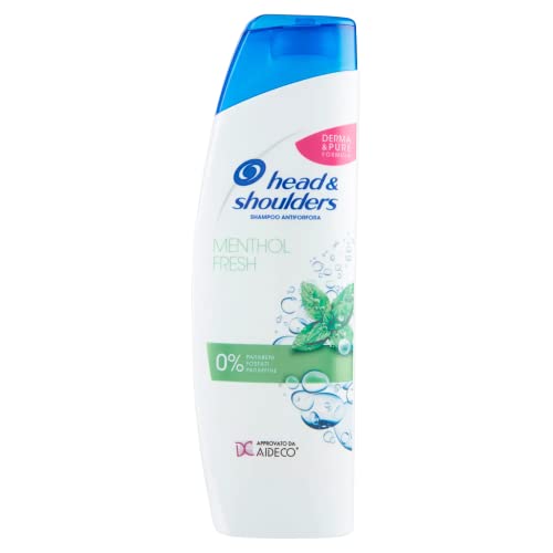 6 X Head&Shoulders Shampoo Antiforfora 1In1 Menthol Fresh 250 Ml