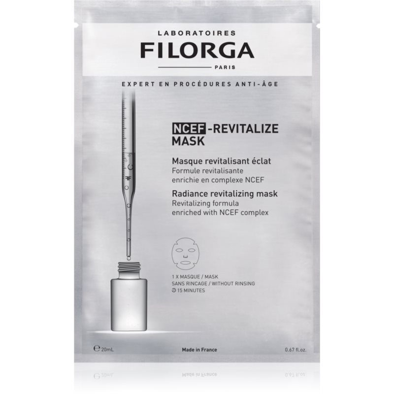Filorga Ncef -Revitalize Sheet Mask Maschera Rivitalizzante Illuminante 20 Ml