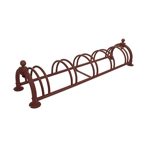 Râtelier À Vélos 5 Vélos Modèle Versailles Marron - Mottez B131Usrg