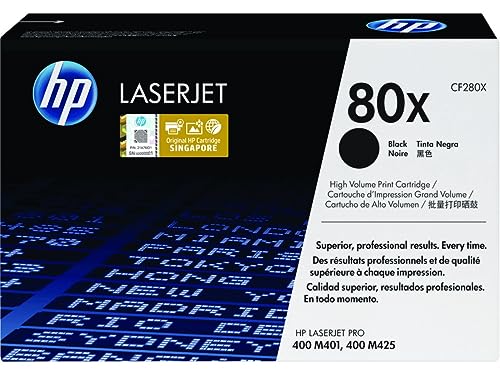 80X - Cartouche De Toner Noir Grande Capacité Authentique