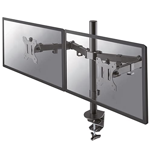 Newstar Flat Screen Desk Mount Clamp/Grommet 10-32Inch Black, Fpma-D550Dblack