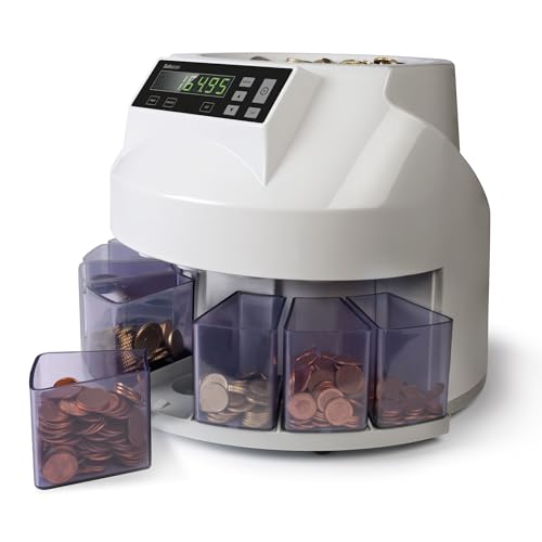 Safescan 1250 Eur Compteuse De Monnaie Qui Compte Et Trie Rapidement Les Pièces En Euros Mélangées-Trieuse Monnaie Qui Trie Les Pièces Par Dénominatio