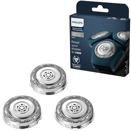 Philips - Têtes De Rasage Sh71/50 Compatibles Avec Les Rasoirs Philips Series 7000 (S7Xxx) Et Series 5000 (S55Xx), Nouvelle Version Qui Remplace Les R