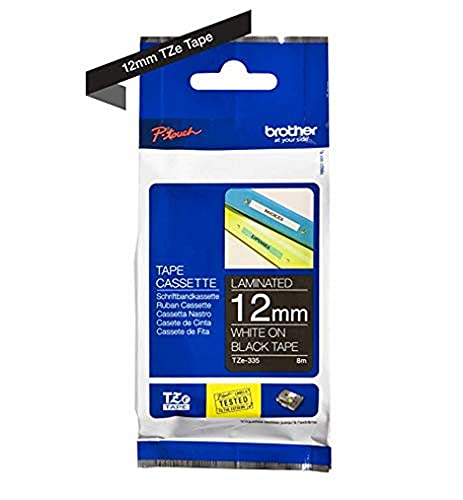 Brother Tze335 Thermodirect Blanc/Noir
