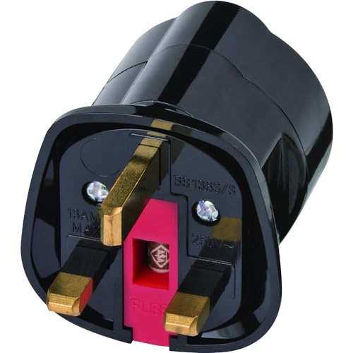 Brennenstuhl 1508533 - Adattatore Da Viaggio, 20 M, Colore: Nero