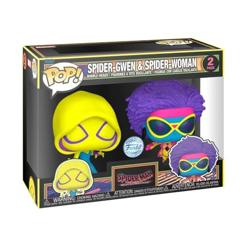 Funko Pop! Marvel: Spider-Man: Across The Spiderverse - Spider-Gwen E Spider-Woman 2Pk (Blklt)(Exc), Figura Da Collezione In Vinile - 73937