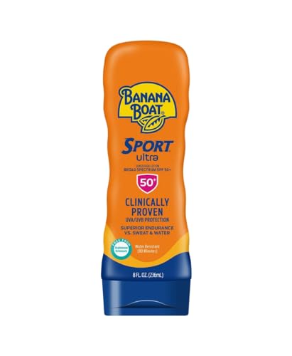 Banana Boat Sunscreen Sport Performance Broad Spectrum Sun Care Sunscreen Lotion - Spf 50, 8 Ounce By Banana Boat