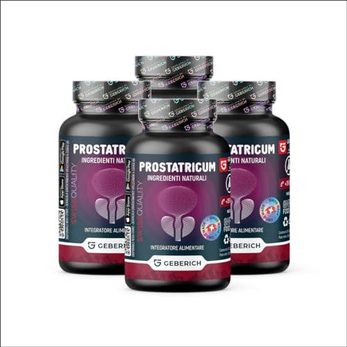 (4 Pacchi) Prostatricum – Salute Della Prostata – 30 Capsule – Con Serenoa Repens, Echinacea, Ginkgo Biloba