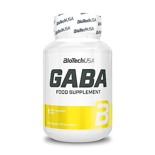 Biotechusa Gaba, Integratore Alimentare In Capsule Contenente Acido Gamma-Amminobutirrico, 60 Capsula