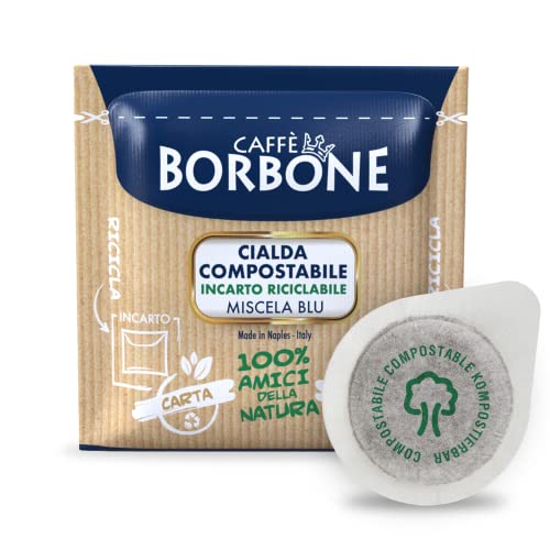 600 Cialde Filtro Carta 44 Mm Caffe' Borbone Miscela Blu Originali