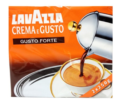 4 X Lavazza Crema E Gusto Forte Strong Ground Italian Coffe Espresso 250 G