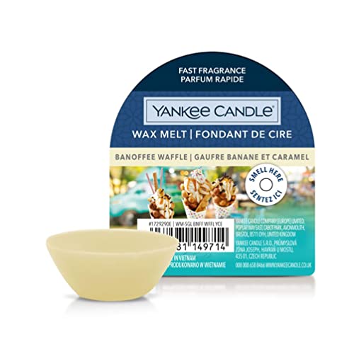Yankee Candle Cera Da Fondere Wax Melt Banoffee Waffle