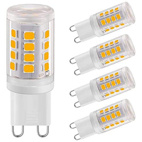 Lampadine Led G9 2W Bianco Caldo 2700K, Lampadine Led G9, Equivalenti A Lampadine Alogene Da 28W, Lampadine Led G9 Mais Per Illuminazione Domestica, S